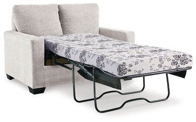Rannis - Snow - Twin Sofa Sleeper - Fabric