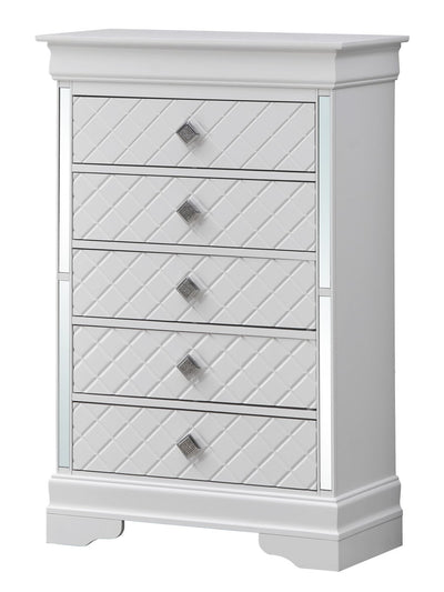 Verona - Stylish Chest - Silver Champagne