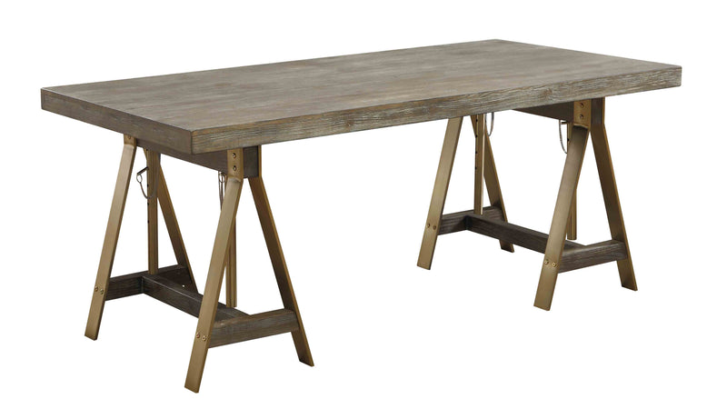 Biscayne - Adjustable Dining Table / Desk - Weathered