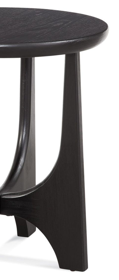 Dunnigan - Round End Table - Black