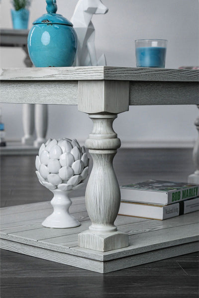 Arlington - Sofa Table - Antique White - Grand Furniture GA