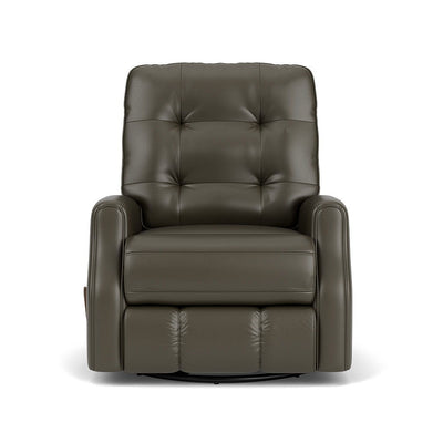 Devon - Swivel Gliding Recliner - Leather