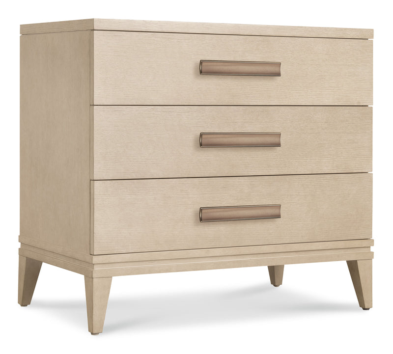 Westwood - Three-Drawer Nightstand - Beige