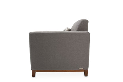 Brooklyn Walk - Accent Chair - Gunmetal / Umber