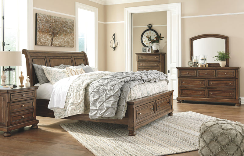 Flynnter - Sleigh Bedroom Set