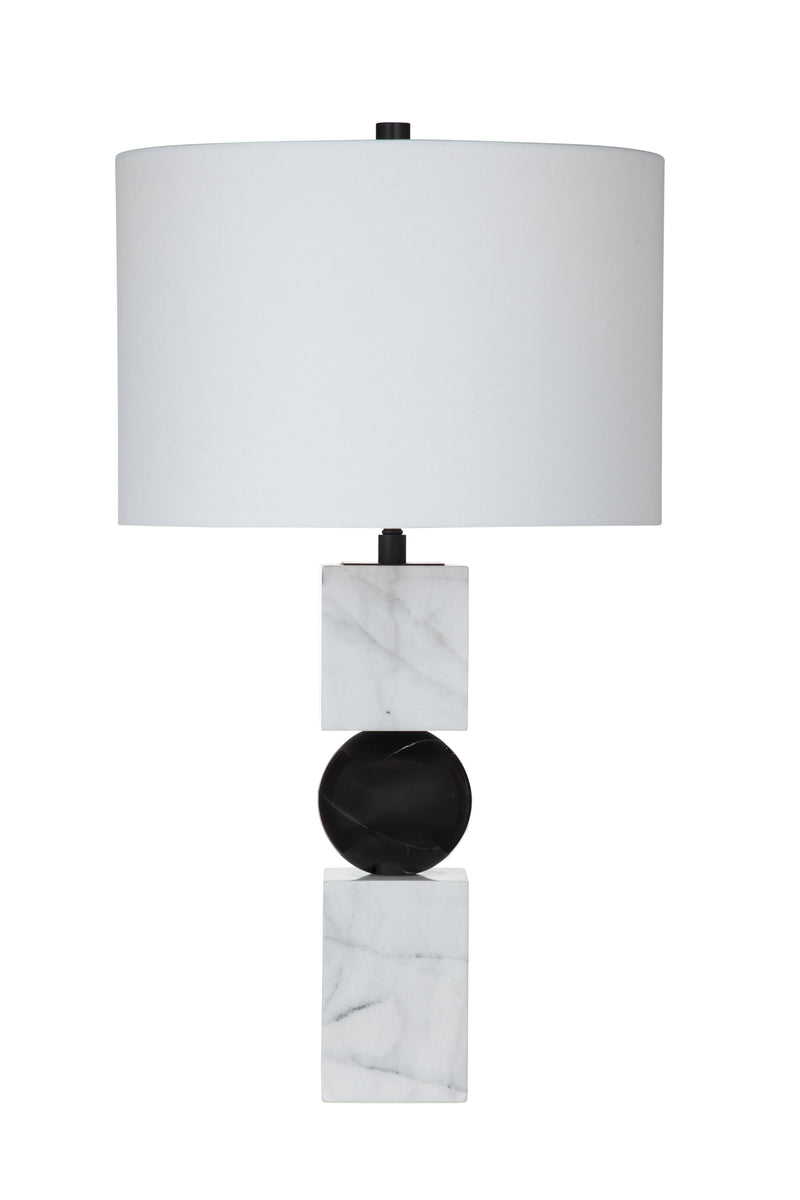 Ellendale - Table Lamp - Black / White