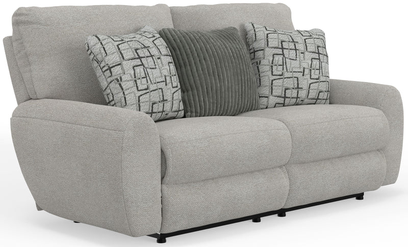 Maxwell - Power Deep Seat Reclining Loveseat - Cream