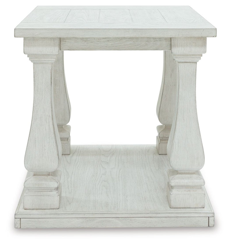 Arlendyne - Antique White - Rectangular End Table