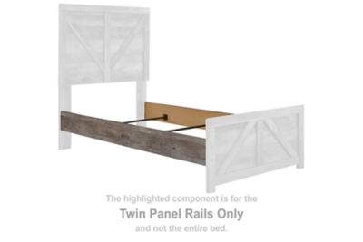 Wynnlow - Gray - Twin Panel Rails