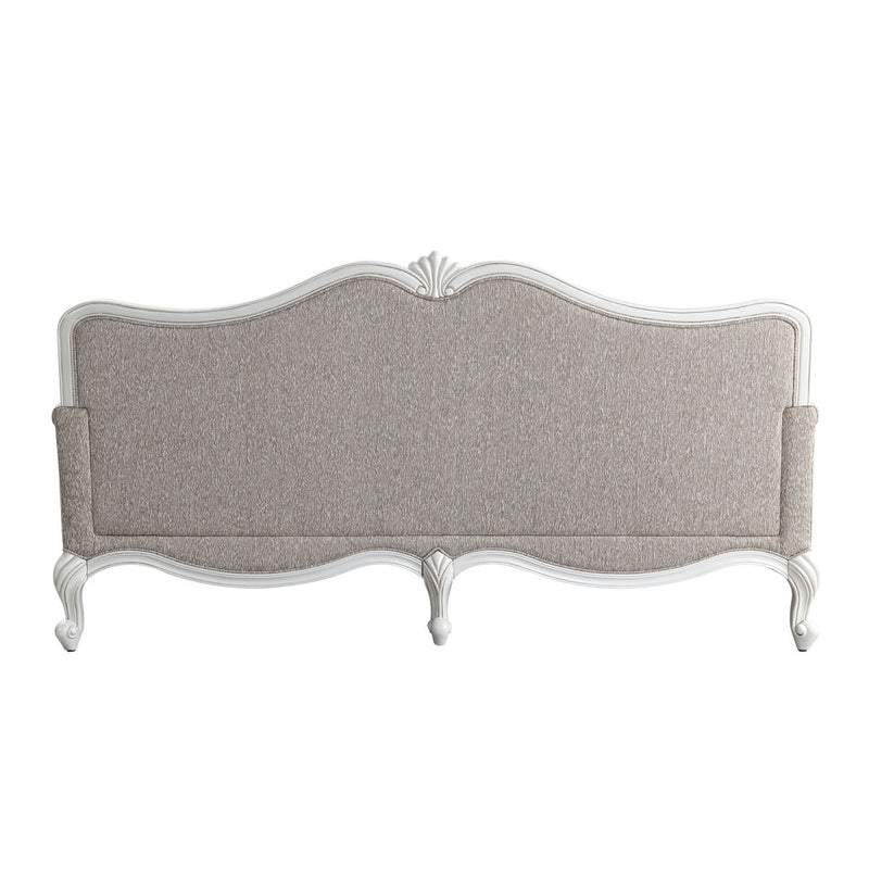 Ciddrenar - Sofa - Fabric & White Finish - Grand Furniture GA