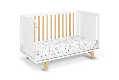 Livia - 3-in-1 Convertible Island Crib - White Frame