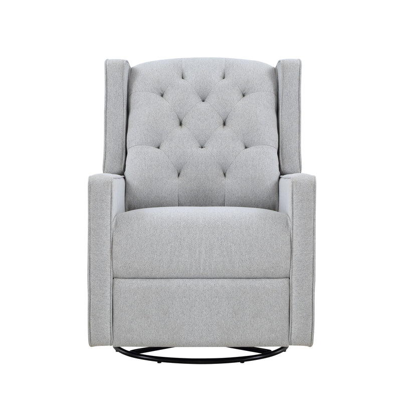 Milah - Gliding Swivel Recliner Tufted