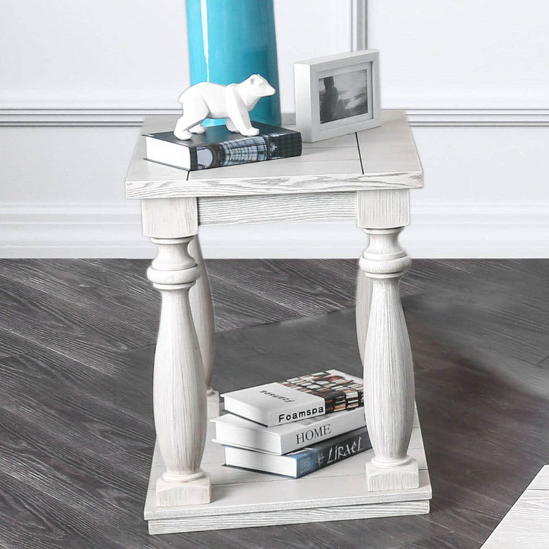 Arlington - End Table - Antique White - Grand Furniture GA