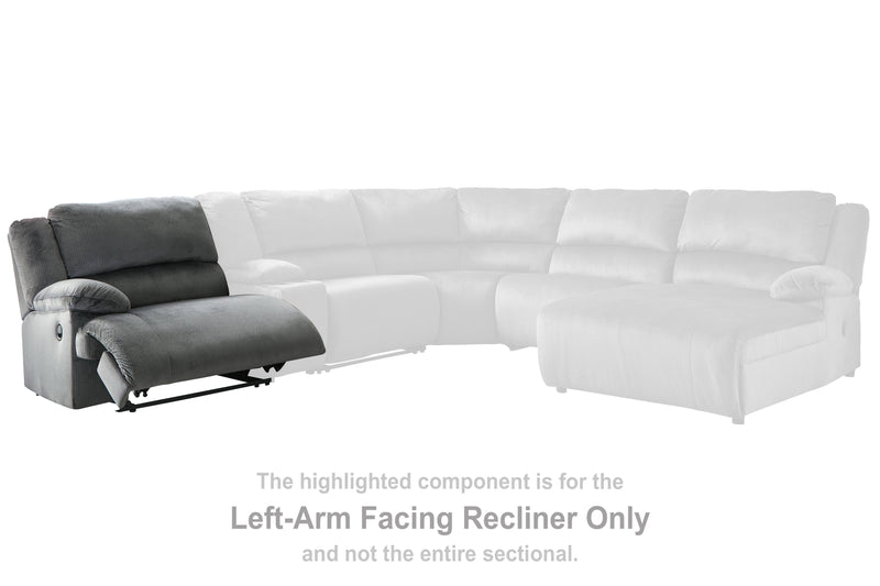 Clonmel - Charcoal - Laf Zero Wall Recliner