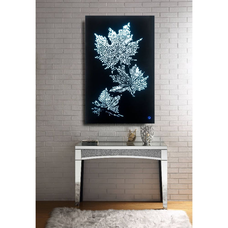 Hadrias - Wall Art - Smoky Glass & Faux Crystal - Grand Furniture GA