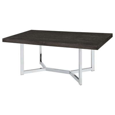 Benson - Composite Wood Dining Table - Dark Oak