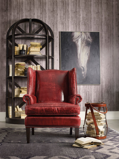 Blakeley - Club Chair - Dark Red