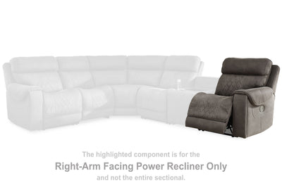 Hoopster - Gunmetal - Raf Zero Wall Power Recliner