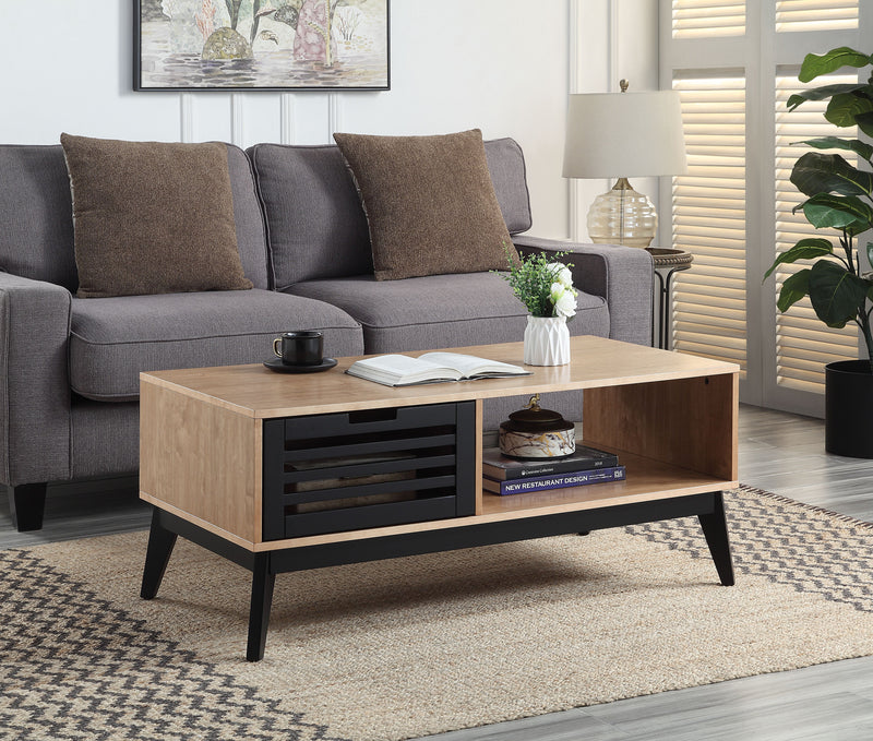 Gamaliel - Coffee Table - Oak & Espresso Finish - Grand Furniture GA