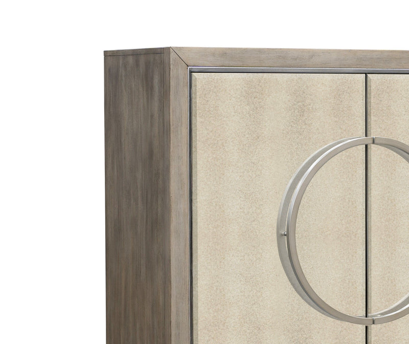 Vivien - Bar Cabinet - Silver Primavera