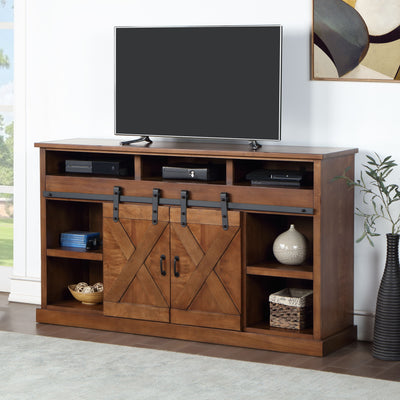 Farmhouse - Electric Fireplace TV Stand For TV