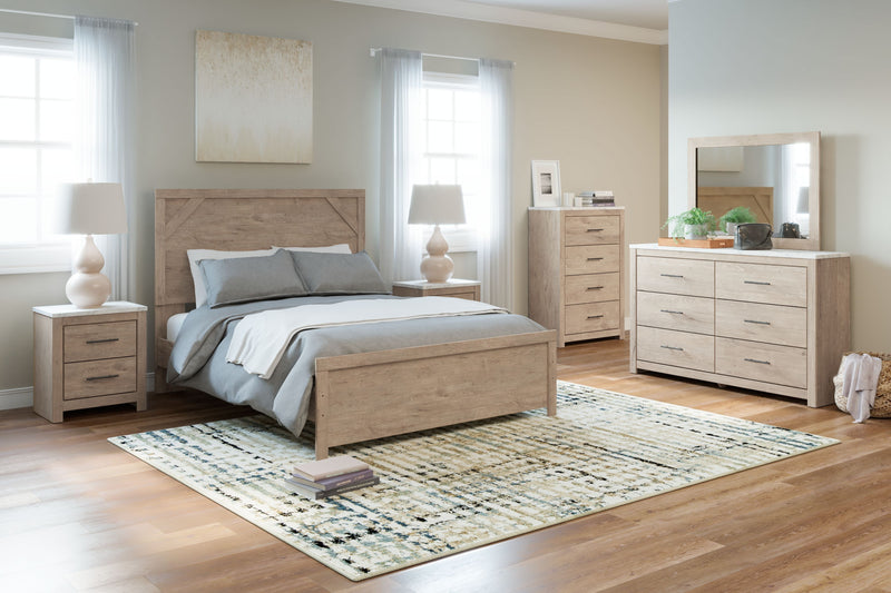 Senniberg - Light Brown - Queen Panel Rails