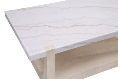 Newport - Rectangle Cocktail Table - White