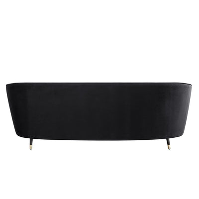 Achim - Sofa - Black Velvet - Grand Furniture GA