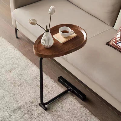 C-Shaped Side Table, Small Sofa Table For Cough, Bedroom