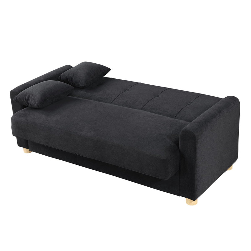 Thomas - 66" Convertible Sleeper Loveseat with Storage