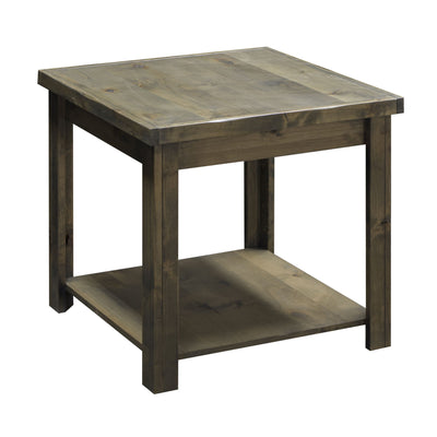 Joshua Creek - 24" Side Table - Barnwood