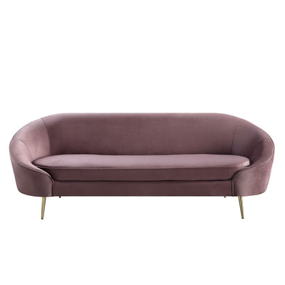 Abey - Sofa - Pink Velvet - Grand Furniture GA