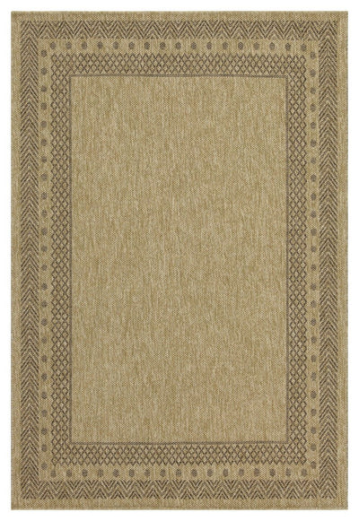 Earth - 7'10" X 10'3" Polypropylene, Indoor / Outdoor Area Rug - Jute / Mocha