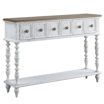 Bence - Console Table - White - Grand Furniture GA