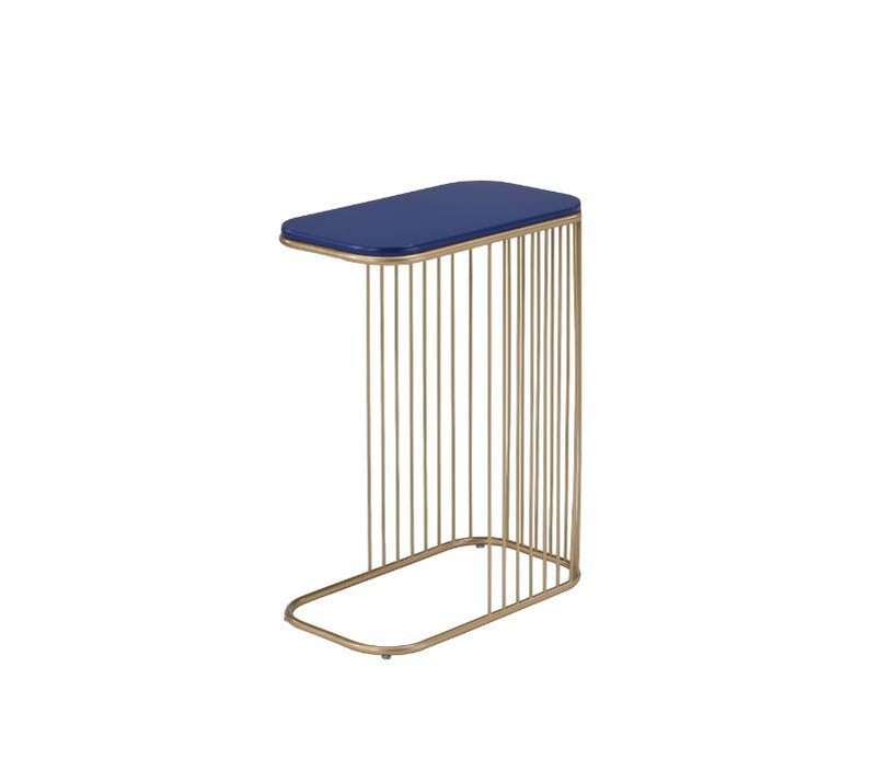 Aviena - Accent Table - Blue & Gold Finish - Grand Furniture GA