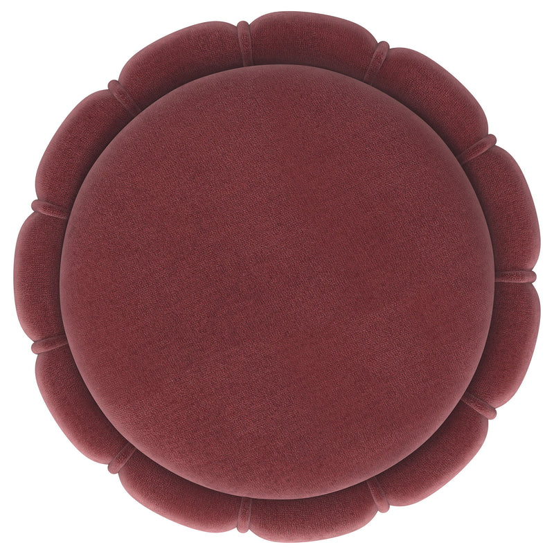 Sora - Round Upholstered Ottoman