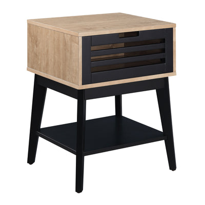 Gamaliel - End Table - Oak & Espresso Finish - Grand Furniture GA