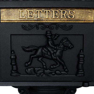 Cast Aluminum Mail Box, Postal Box, Mailbox