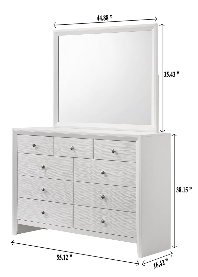 Evan - Dresser, Mirror - Grand Furniture GA