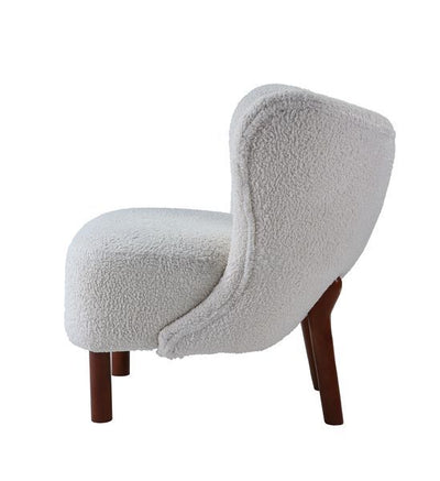 Zusud - Accent Chair - White Teddy Sherpa - Grand Furniture GA