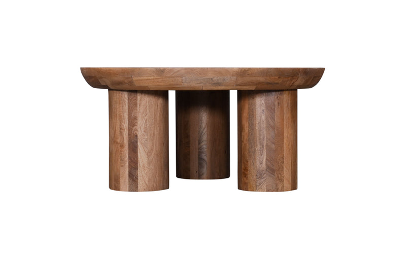 Blair - Round Cocktail Table - Dark Brown