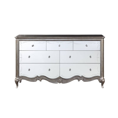 Esteban - Dresser - Antique Champagne - Grand Furniture GA