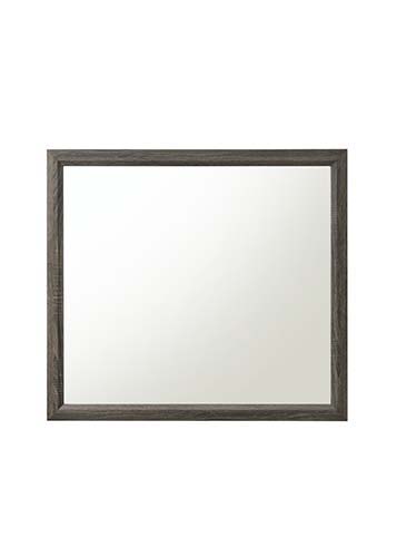 Valdemar - Mirror - Weathered Gray - Grand Furniture GA