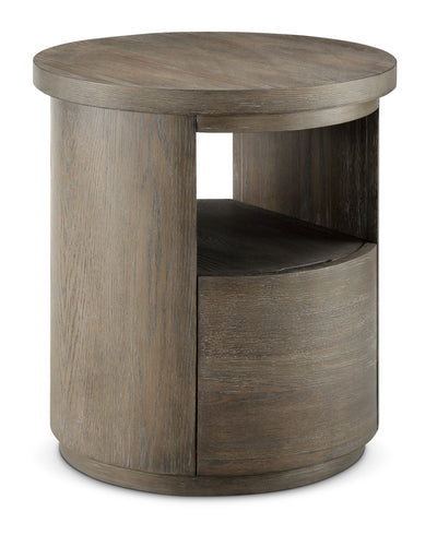 Bosley - Round End Table - Porpoise