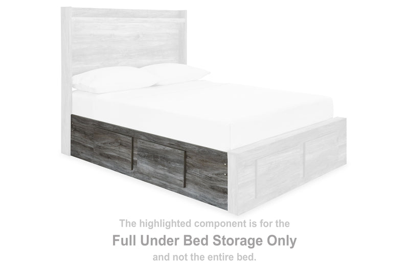 Baystorm - Gray - Full Under Bed Storage
