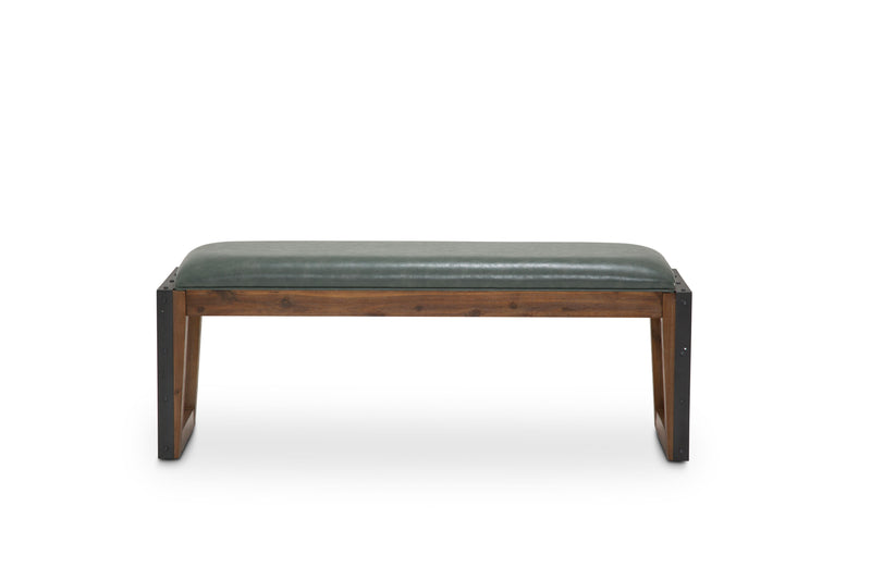 Brooklyn Walk - Dining Bench - Burnt Umber