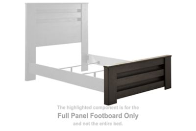 Brinxton - Charcoal - Full Panel Footboard