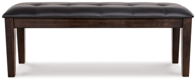 Haddigan - Dark Brown - Large Uph Dining Room Bench