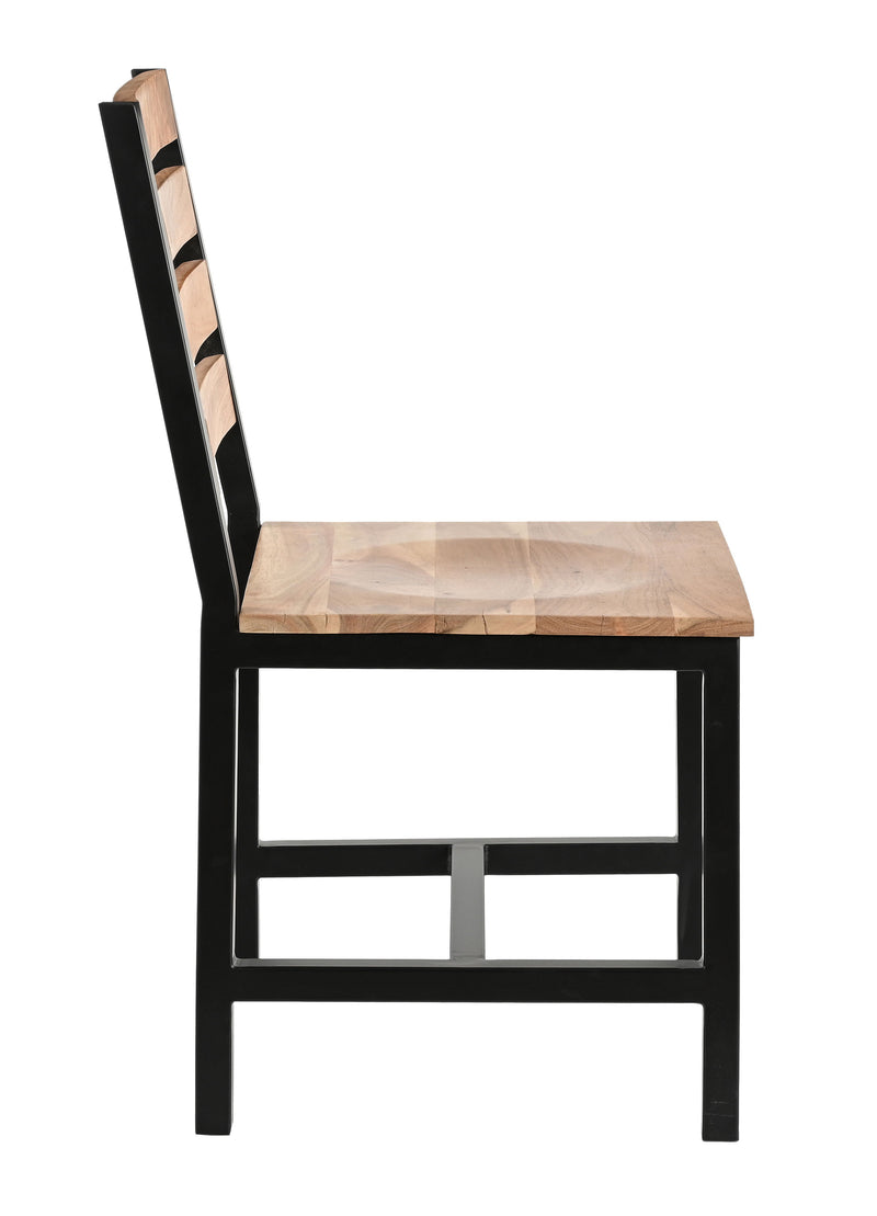 Torino - Dining Chair (Set of 2) - Yorkshire Natural / Black