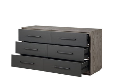 Estevon - Dresser - Gray Oak Finish - Grand Furniture GA